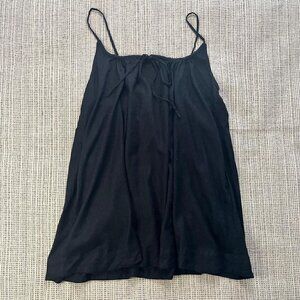 NWOT Free People Black Mini Beach Dress Size Small in Black.